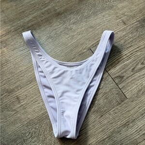 Women's White Swim Bottom
